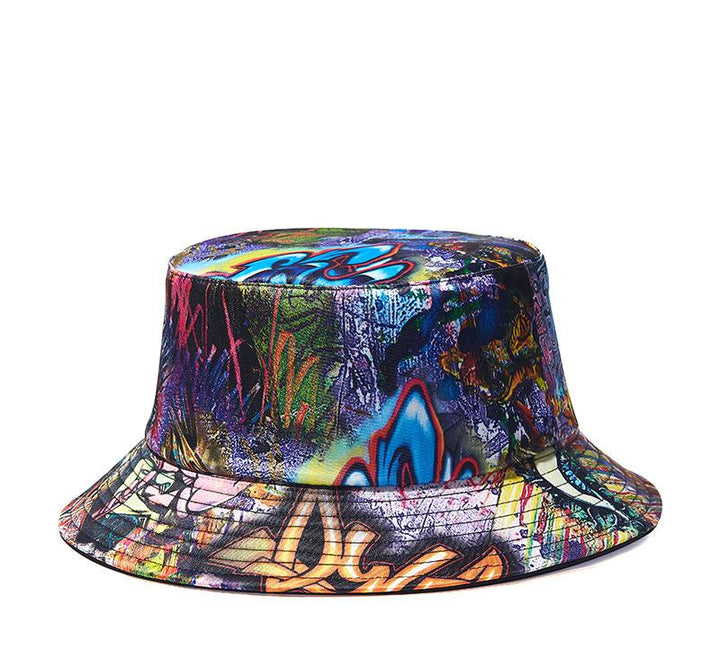 Graffiti Print Fisherman Hat