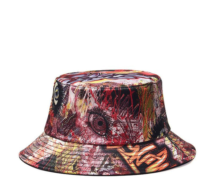 Graffiti Print Fisherman Hat