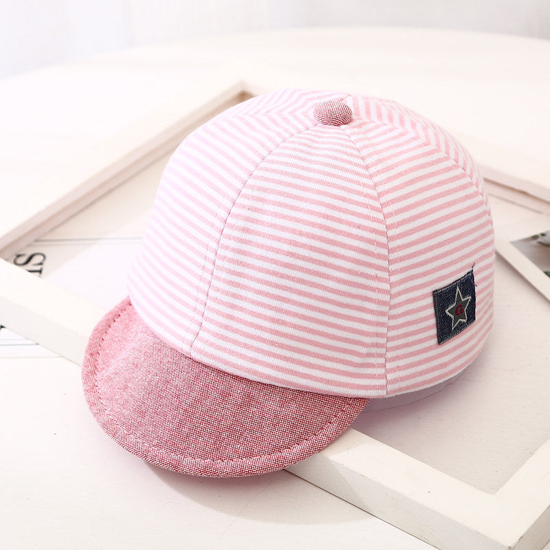 Baby Hats Spring And Autumn Boys And Girls Baby Caps Summer Thin Soft Tongue Breathable Sunscreen Visor Baseball Cap Tide