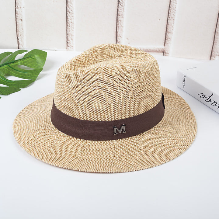 Jazz Hat Beach Sun Hat Panama Straw Sun Hat