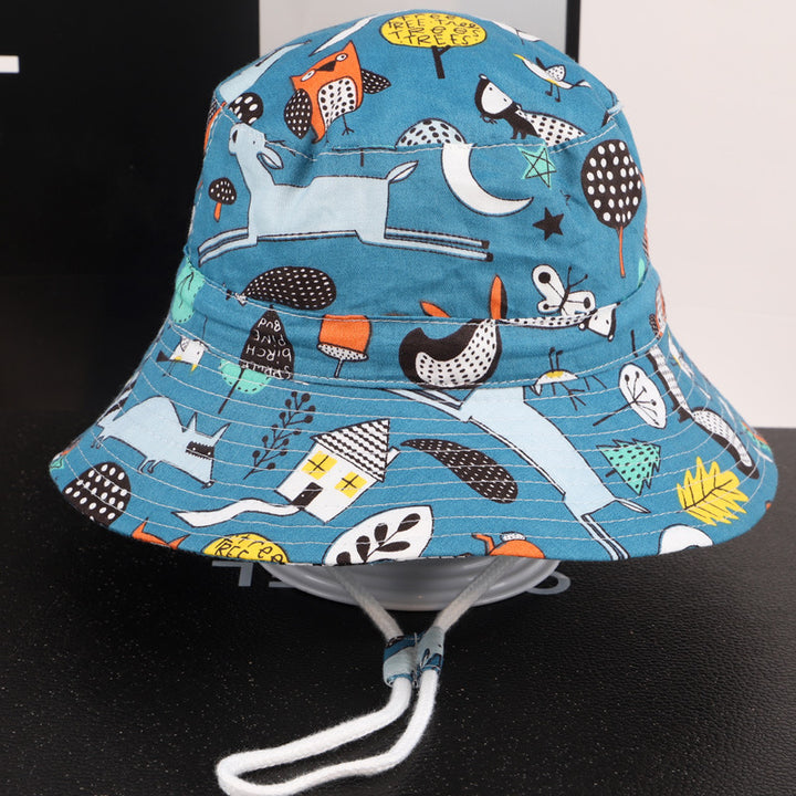 Sunshade Sun Cute Boy And Girl Pot Hat