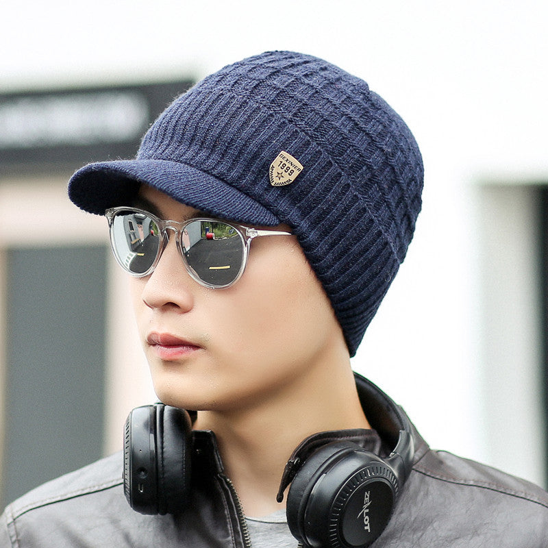 Men's fashion wool cap