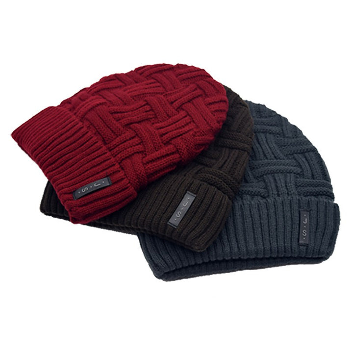 New thickened men's knitted hat