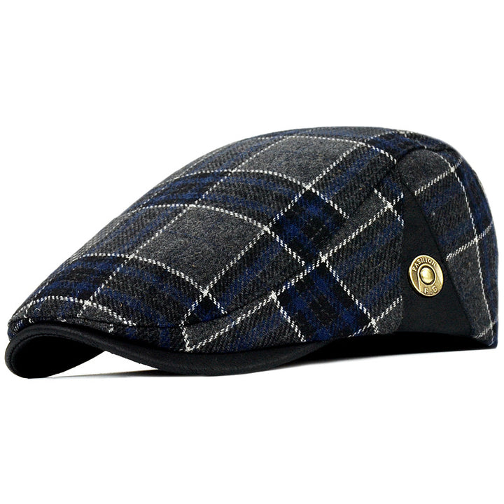 Men's woolen cap beret hat