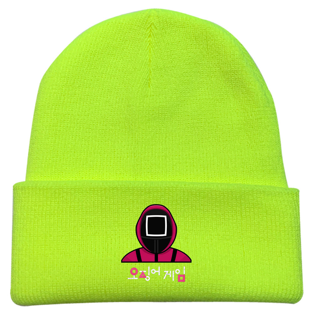 Simple Knitted 2D Digital Printing Elastic Cap