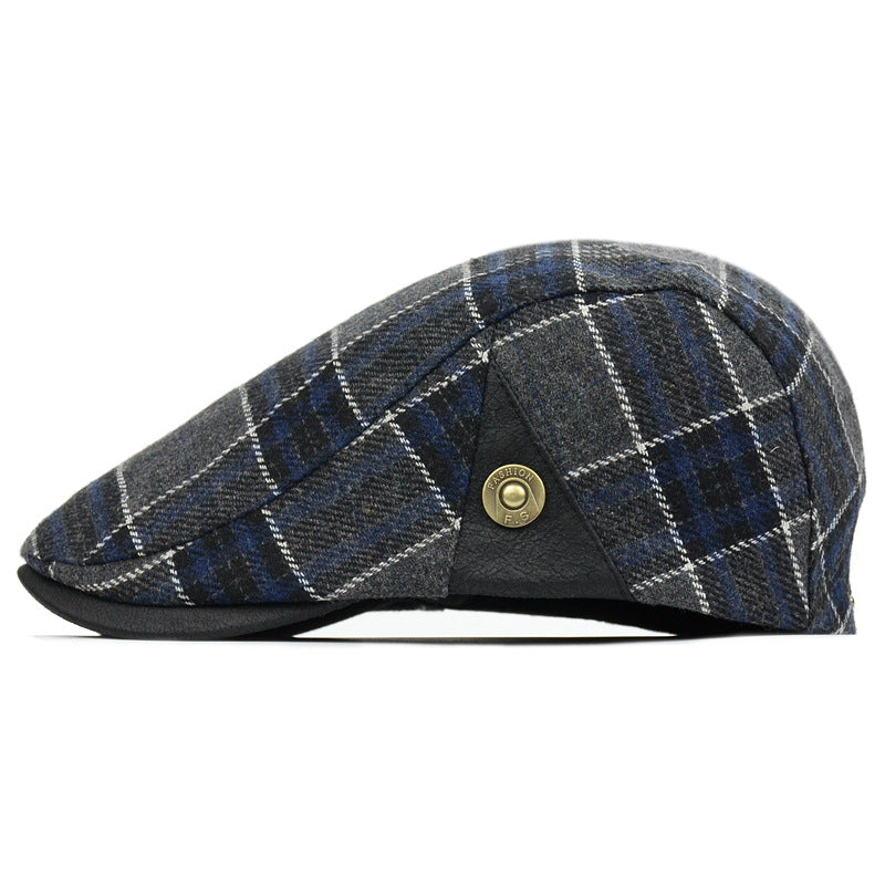 Men's woolen cap beret hat