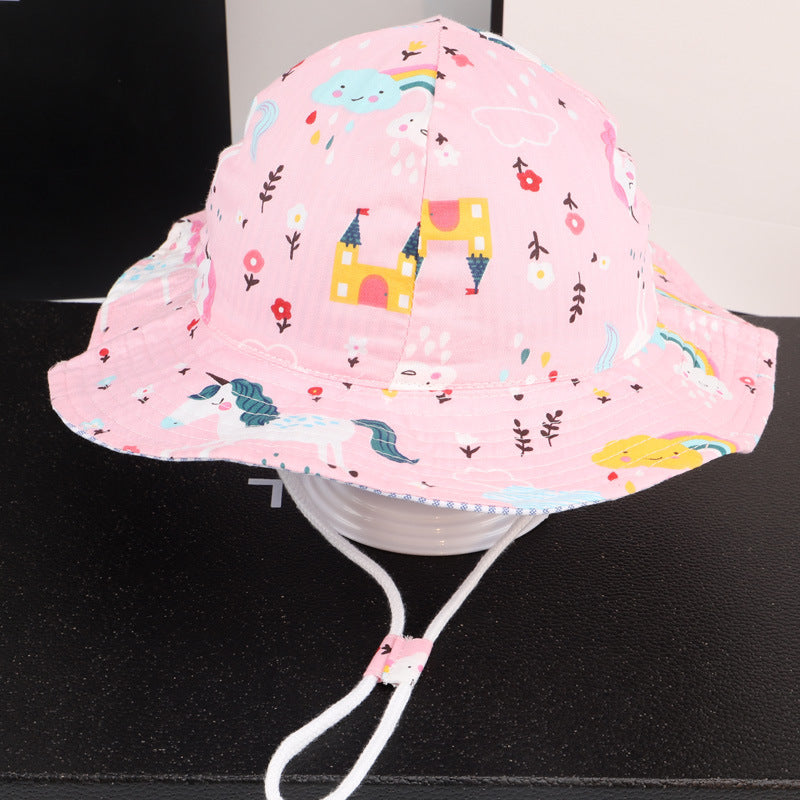 Sunshade Sun Cute Boy And Girl Pot Hat