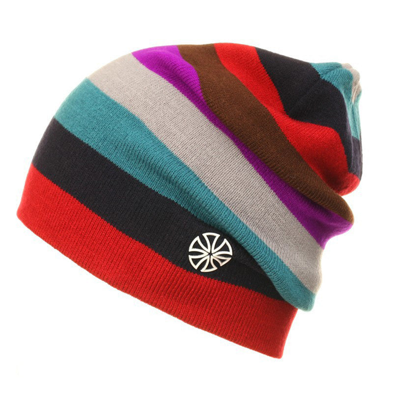 Cycling Skating Hat Ski Hat Rainbow Hat