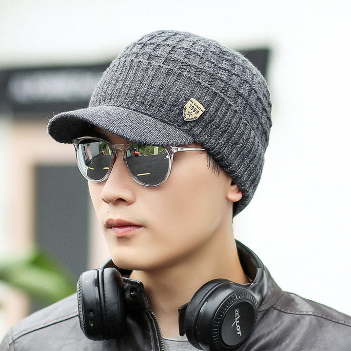 Men's fashion wool cap