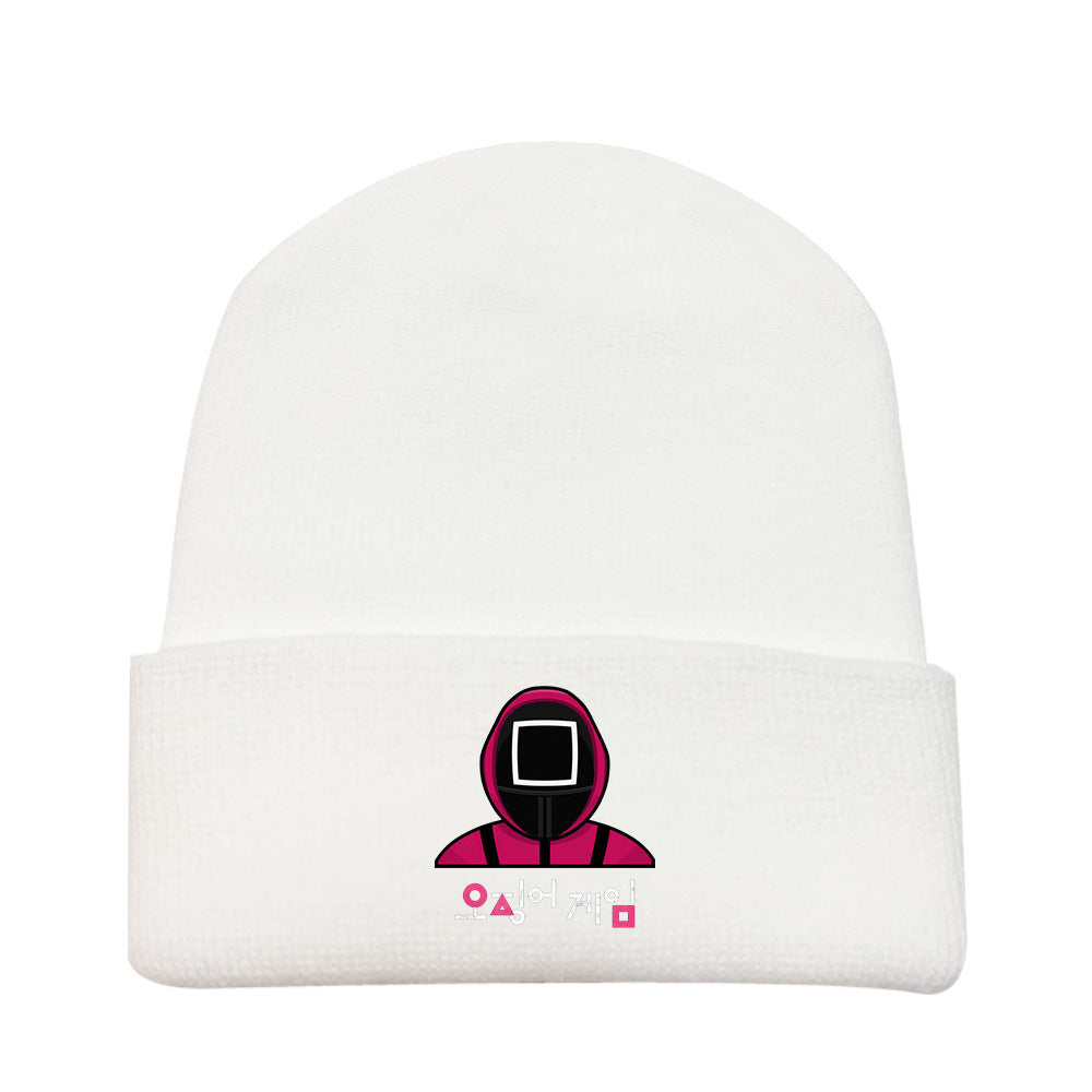 Simple Knitted 2D Digital Printing Elastic Cap