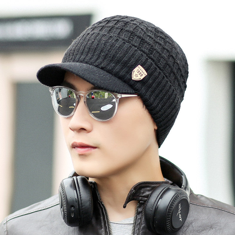 Men's fashion wool cap