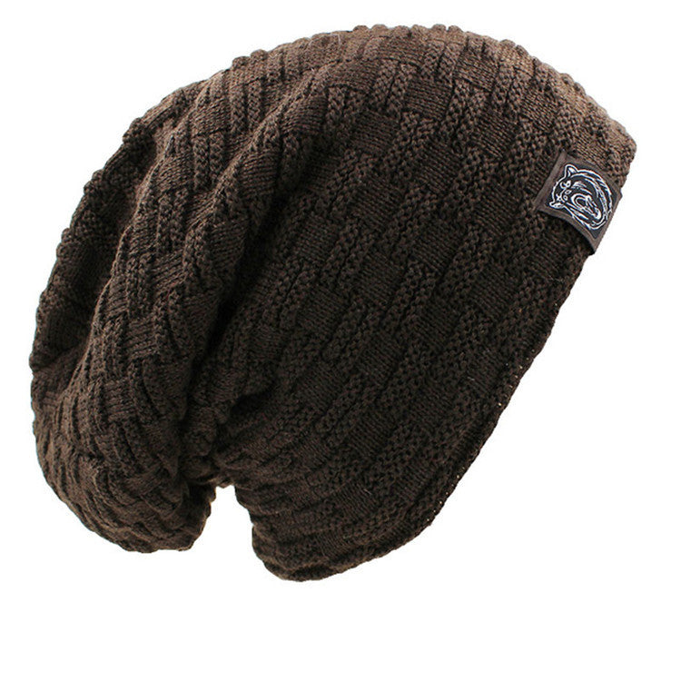 Tiger Head  Knitted Hat Winter Ear Protection Cycling Hat