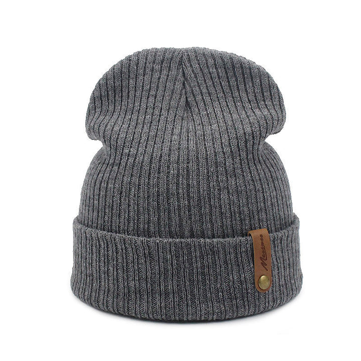 Hat Men's And Women's Autumn And Winter Knitting Wool Beanie Sleeve Hat Warm Fashion Hat