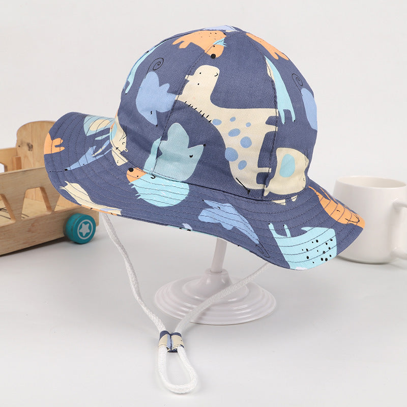 Sunshade Sun Cute Boy And Girl Pot Hat