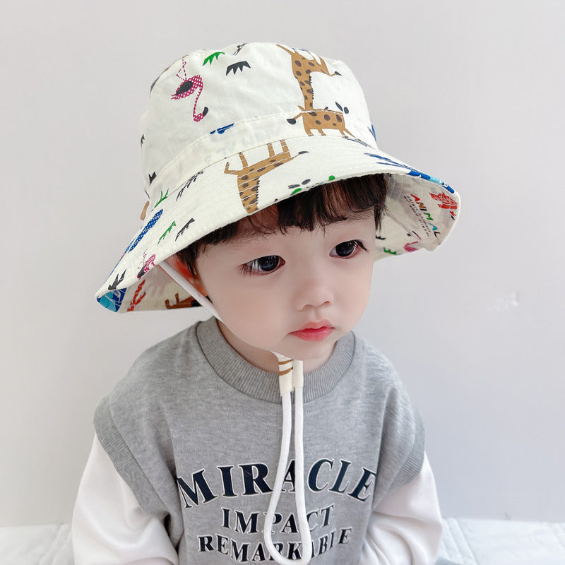 Sunshade Sun Cute Boy And Girl Pot Hat