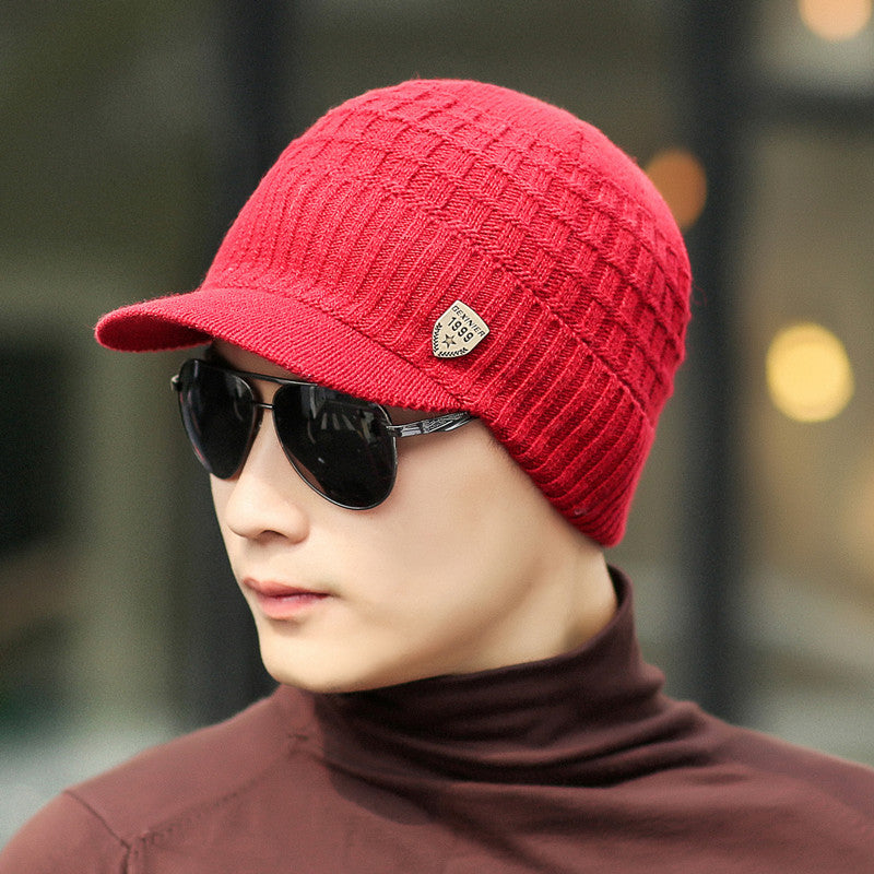 Men's fashion wool cap