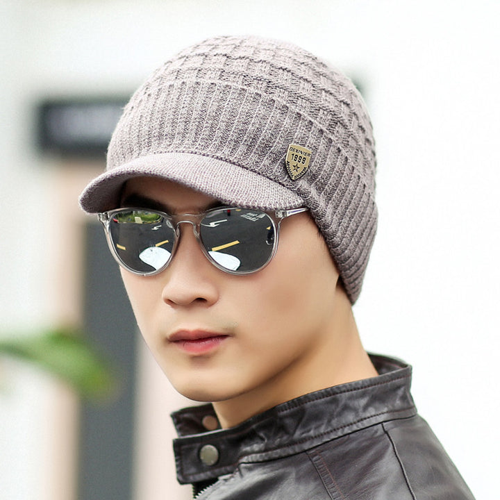 Men's fashion wool cap