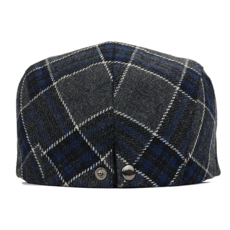 Men's woolen cap beret hat