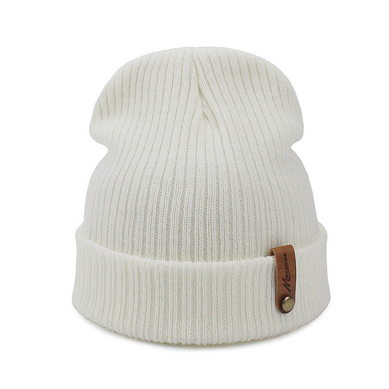 Hat Men's And Women's Autumn And Winter Knitting Wool Beanie Sleeve Hat Warm Fashion Hat