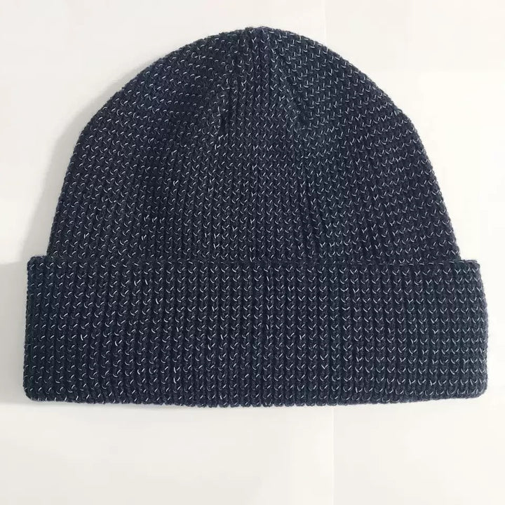 Autumn And Winter Hats Men And Women Trendy Reflective Knitted Hats