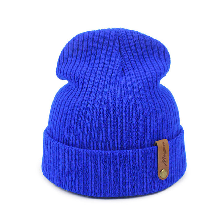 Hat Men's And Women's Autumn And Winter Knitting Wool Beanie Sleeve Hat Warm Fashion Hat