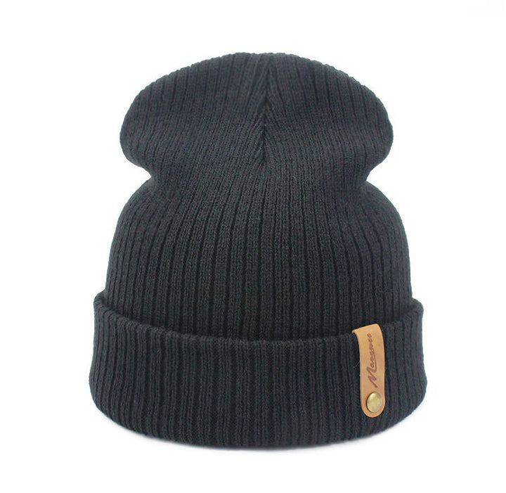 Hat Men's And Women's Autumn And Winter Knitting Wool Beanie Sleeve Hat Warm Fashion Hat