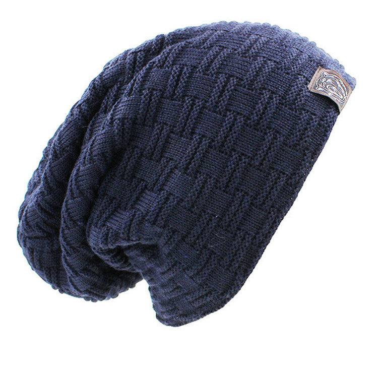 Tiger Head  Knitted Hat Winter Ear Protection Cycling Hat